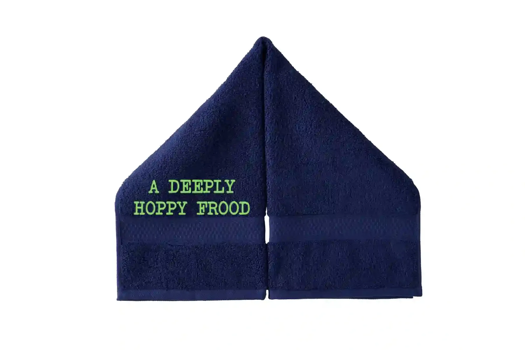 A Deeply Hoppy Frood Embroidered Hand Towel