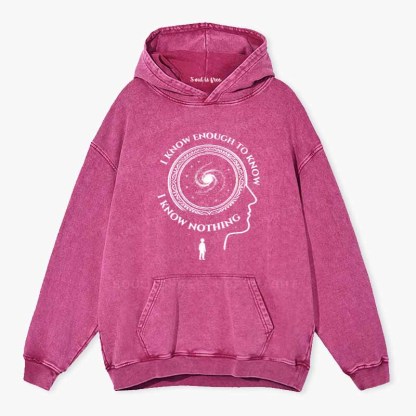 Soulisfree The Spiral of Knowing Nothing Washed Hoodie