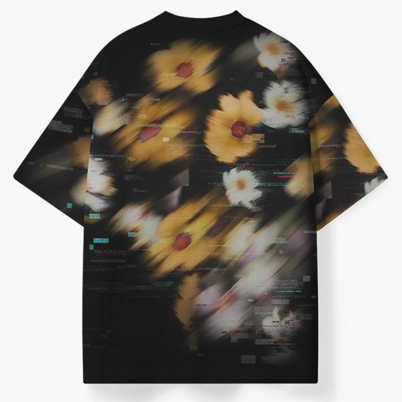 Soulisfree Glitch Bloom ECO‑PERF Graphic Tee
