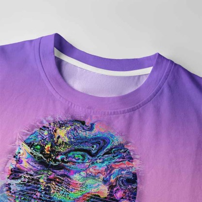 Soulisfree  NEON DIMENSION Cotton Tee