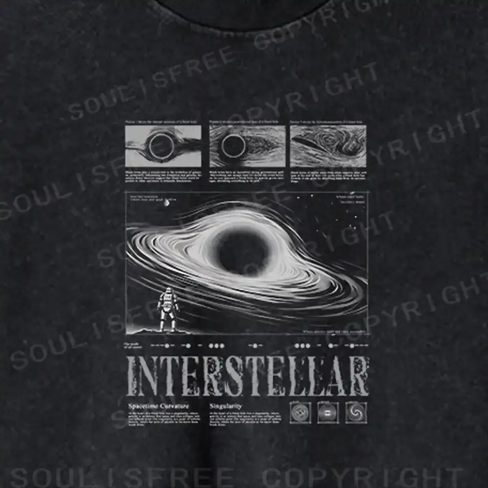 The Murmur Of Infinity Washed Cropped Sweatshirt