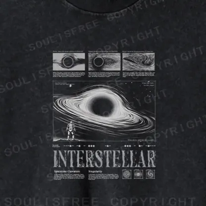 The Murmur Of Infinity Washed Cropped Sweatshirt