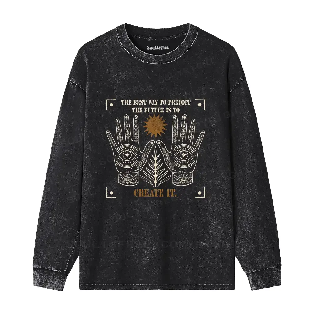 Creating The Future Washed Long Sleeve Shirt
