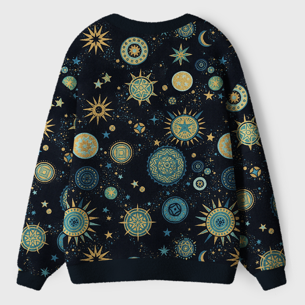 Light Within the Stars Ugly Cardigan Sweaters 