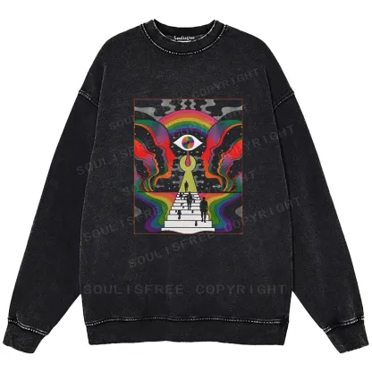 Step Into the Mind Washed Sweatshirts