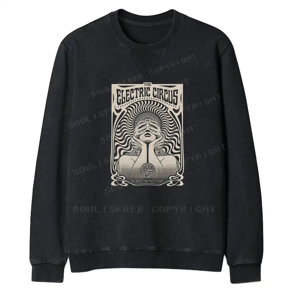 Spiritual Exploration Fit Washed Sweatshirt