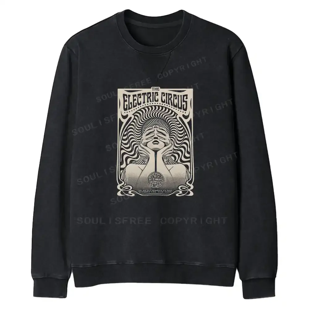 Spiritual Exploration Fit Washed Sweatshirt