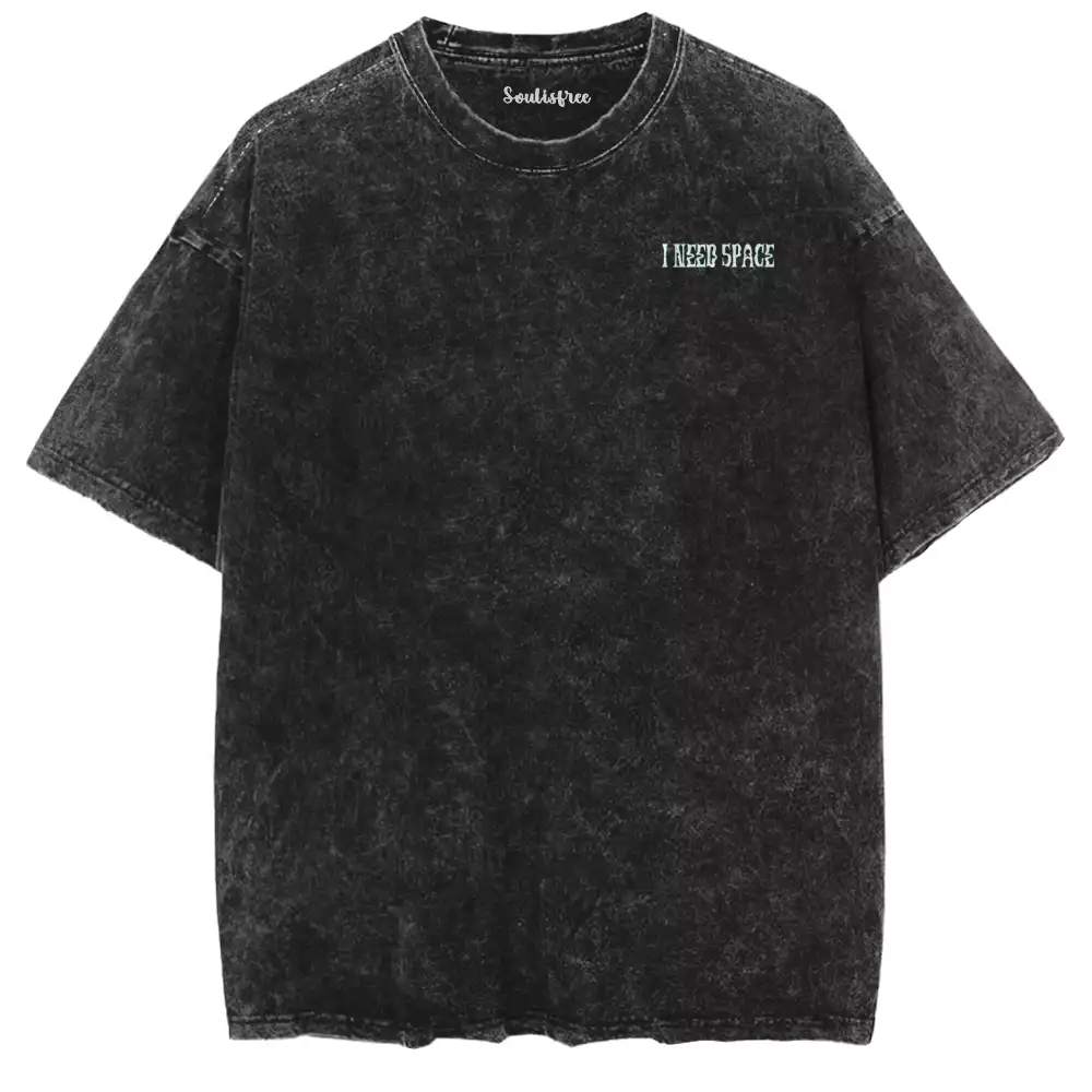 Astronaut Need Space Washed Space T-shirt