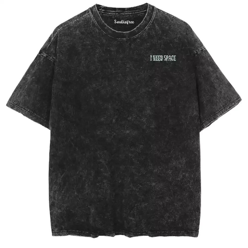 Astronaut Need Space Washed Space T-shirt