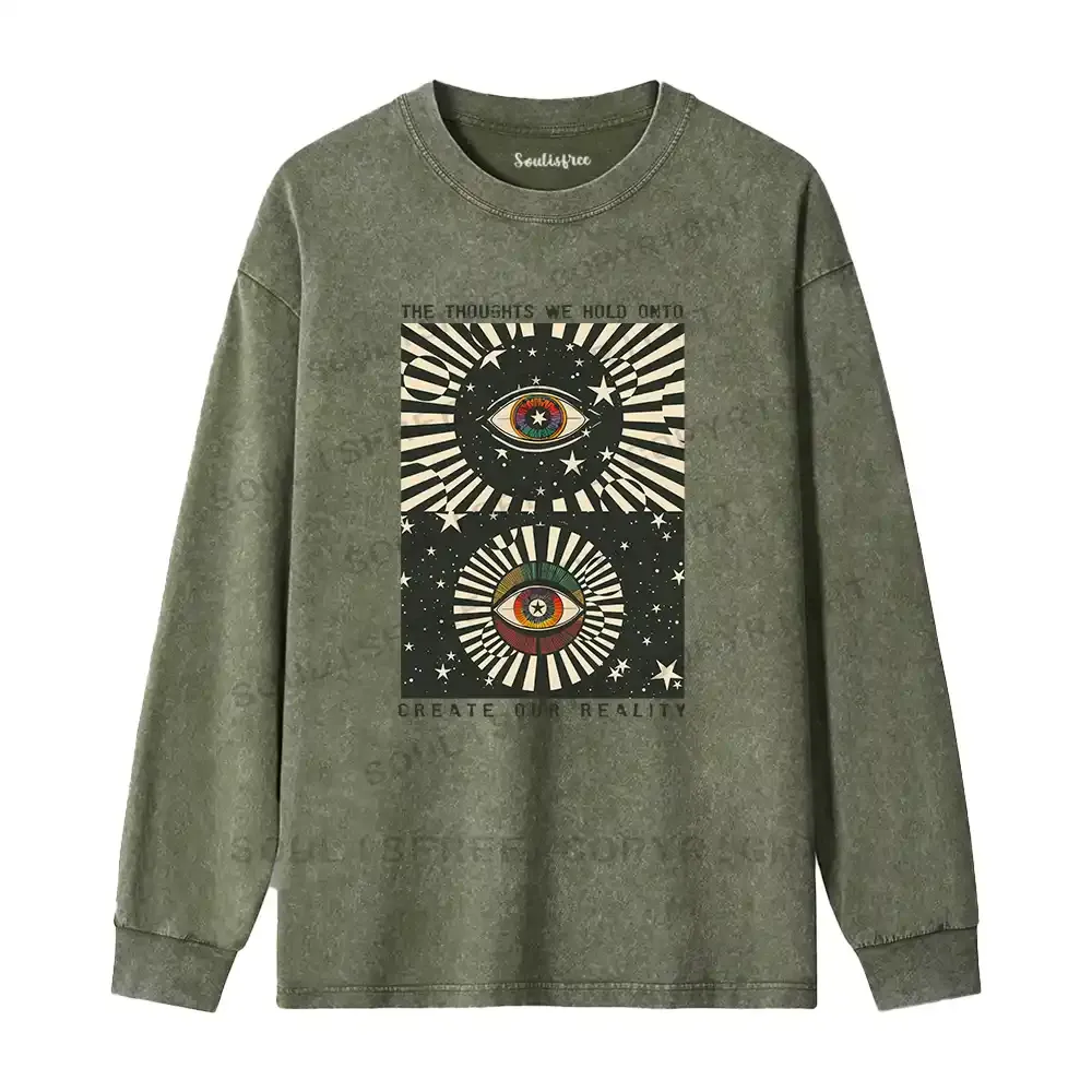 Future in Mind Washed Long Sleeve Shirt