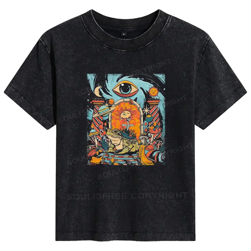 Designed Equilibrium Basic Washed T-shirt