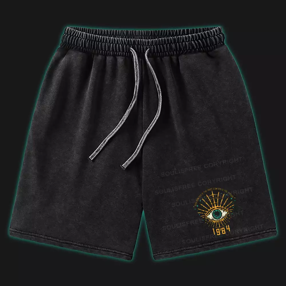 The Eye Of Past And Future Washed Shorts