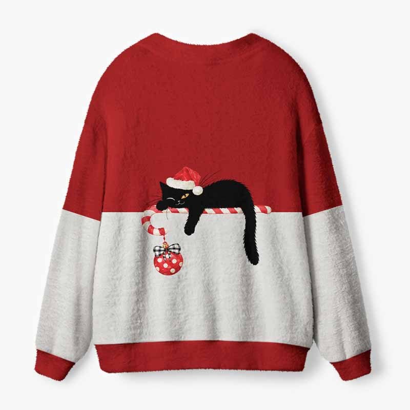 Soulisfree The Quiet Joy Of Christmas Fuzzy Cardigan Sweater