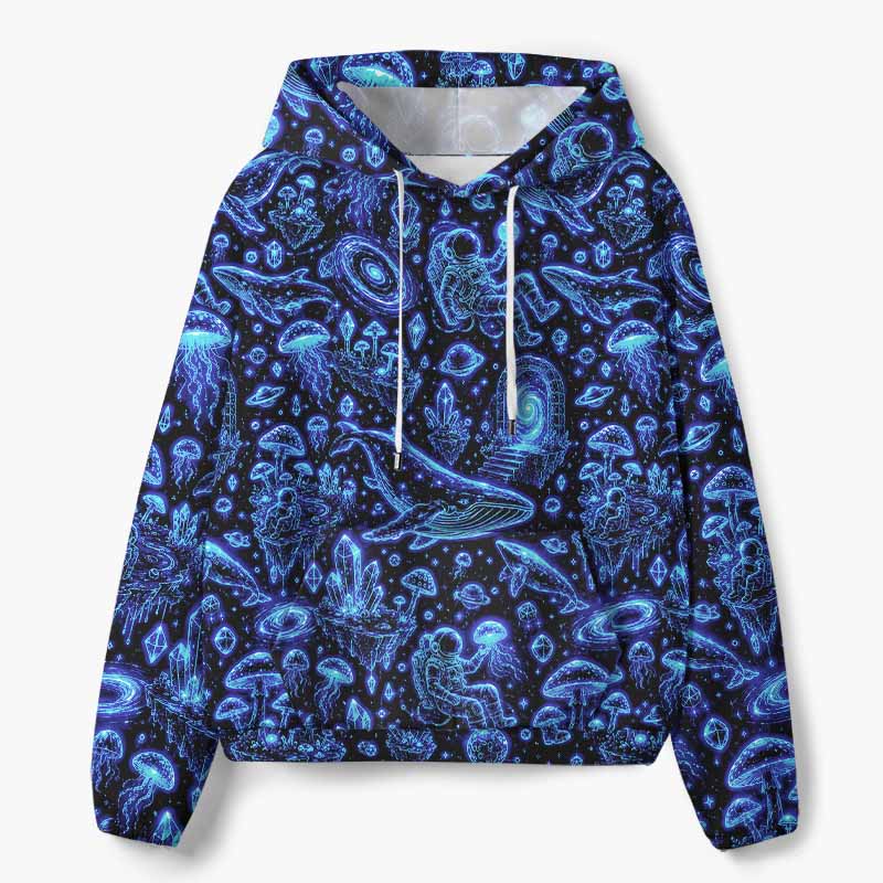 Soulisfree Cosmic Wanderer All-Over Print Hoodie