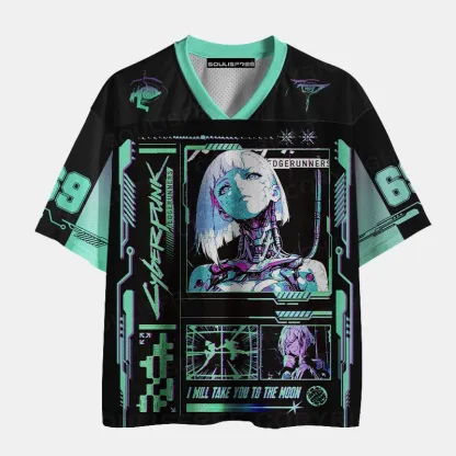 Soulisfree I WILL TAKE YOU TO THE MOON Mesh Jersey