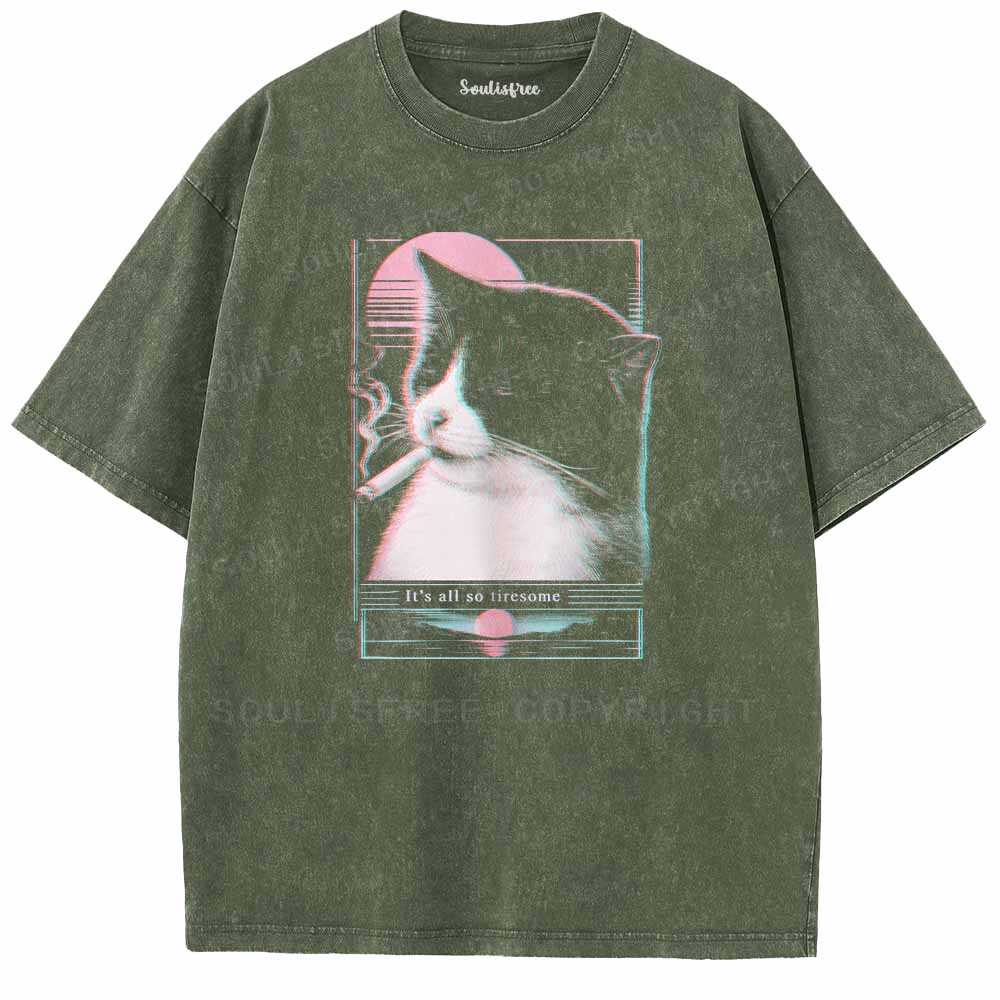 Soulisfree  It's All So Tiresome Washed Tee