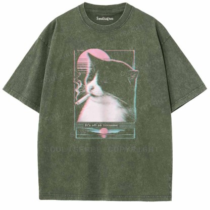 Soulisfree  It's All So Tiresome Washed Tee
