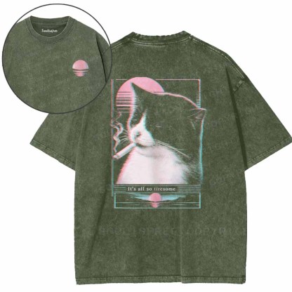 Soulisfree  It's All So Tiresome Washed Tee