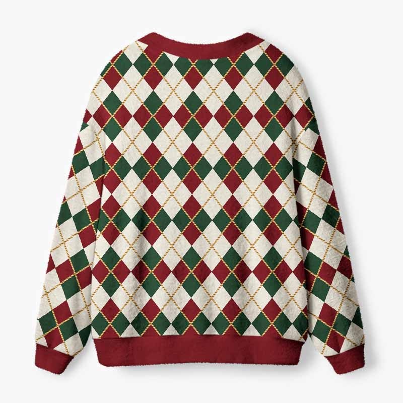 Soulisfree The Timeless Spirit Of Christmas Fuzzy Cardigan Sweater