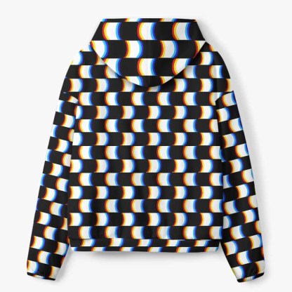 Soulisfree Optical Glitch All-Over Print Hoodie
