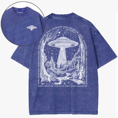 Soulisfree  Cosmic Wilderness Visit Washed Tee