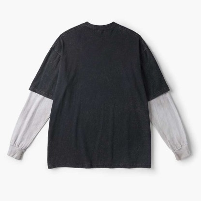Soulisfree  The Spiral of Knowing Nothing Layered Long Sleeve Tee