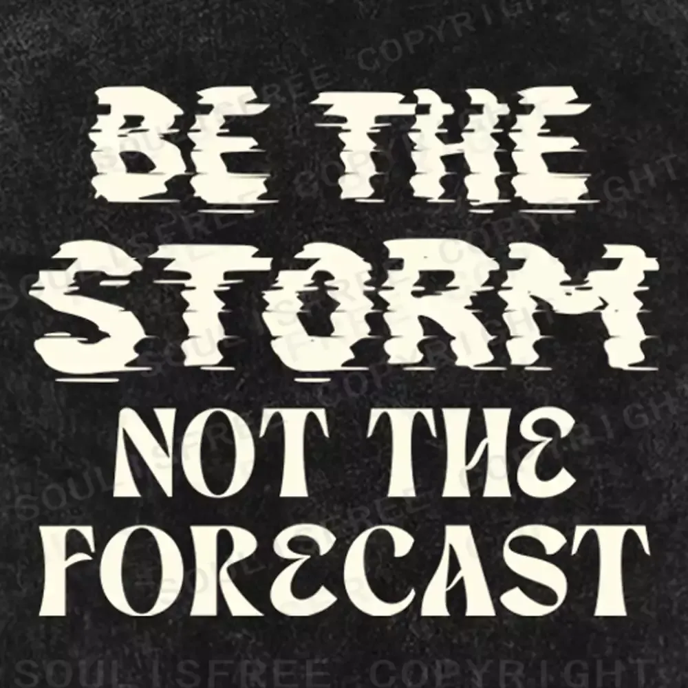 Be The Storm Not The Forecast Washed T-shirt