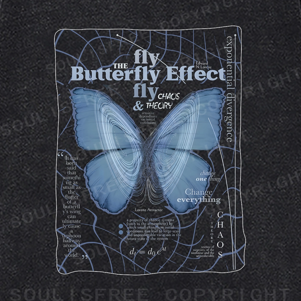 Butterfly Effect Washed Sweatshirts