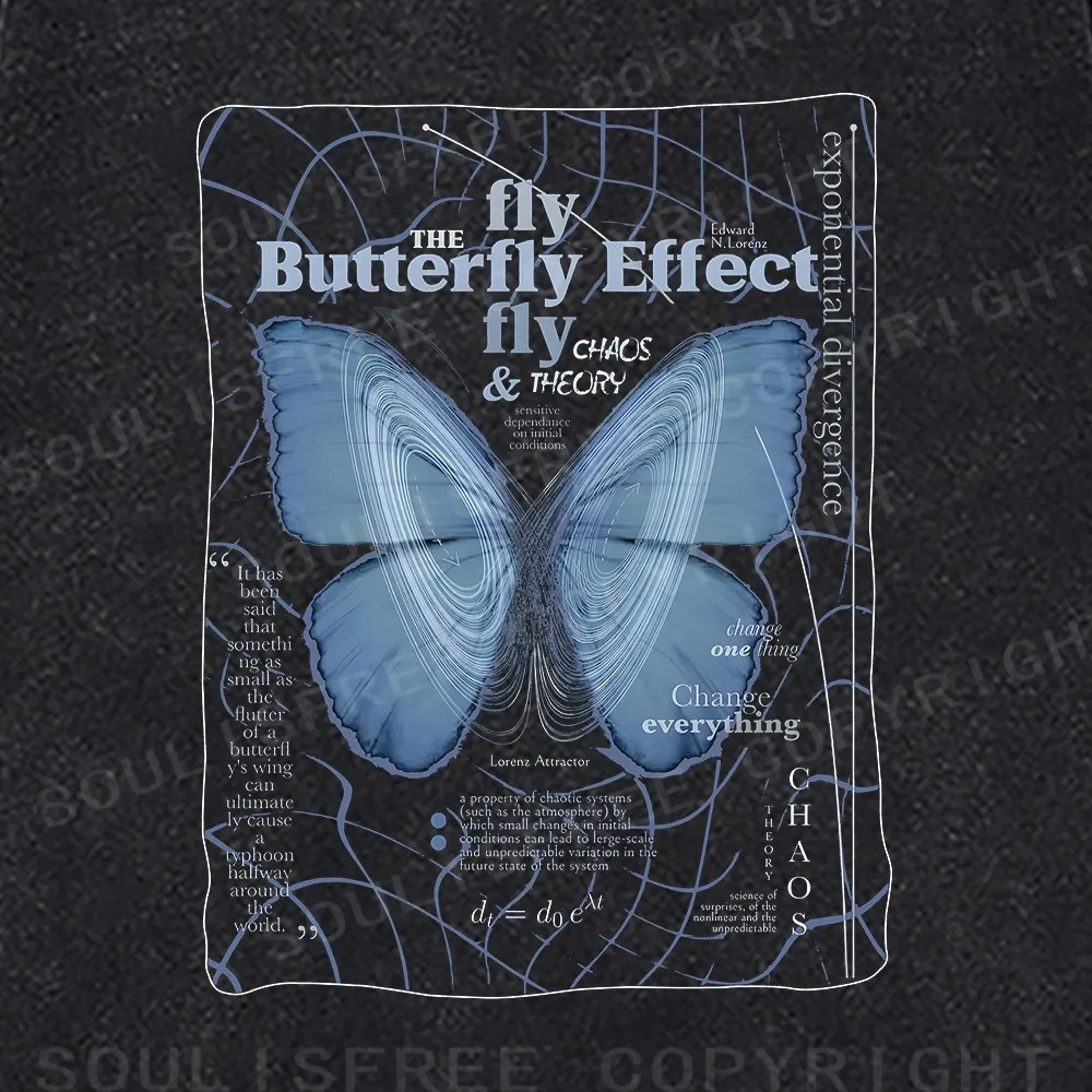 Butterfly Effect Washed Sweatshirts