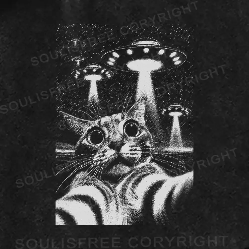 They Come For Cat Washed Shorts