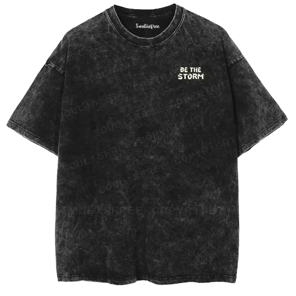 Be The Storm Not The Forecast Washed T-shirt