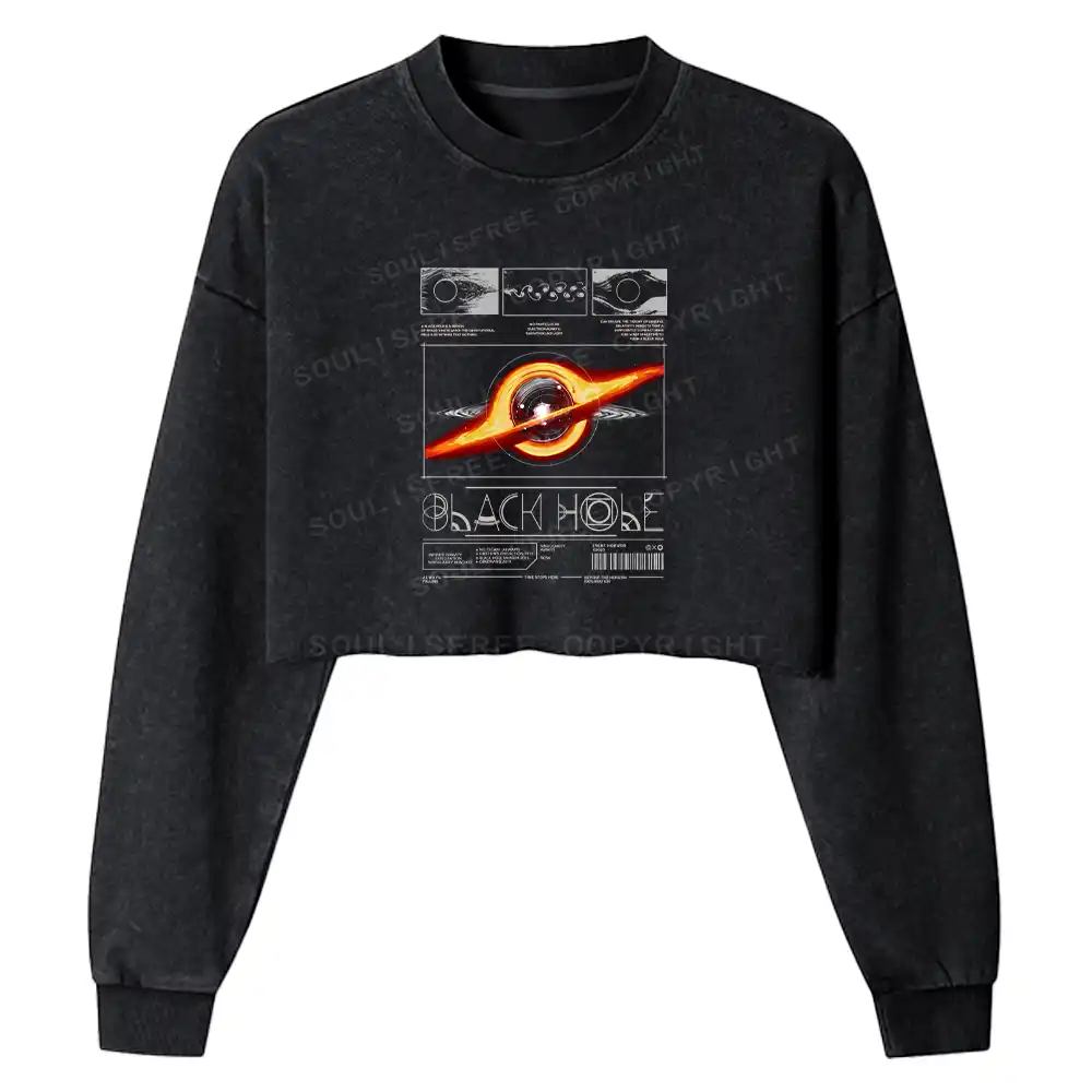 Universal Fade Washed Cropped Sweatshirt