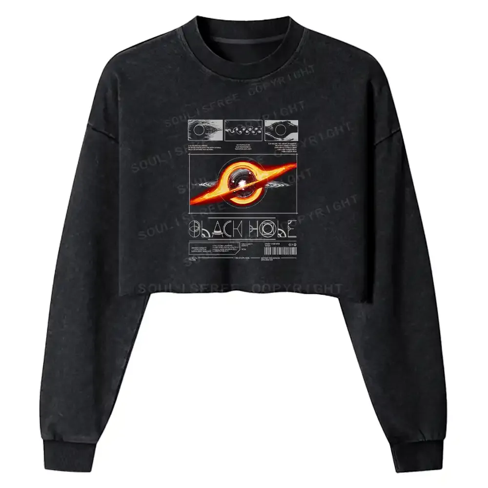 Universal Fade Washed Cropped Sweatshirt