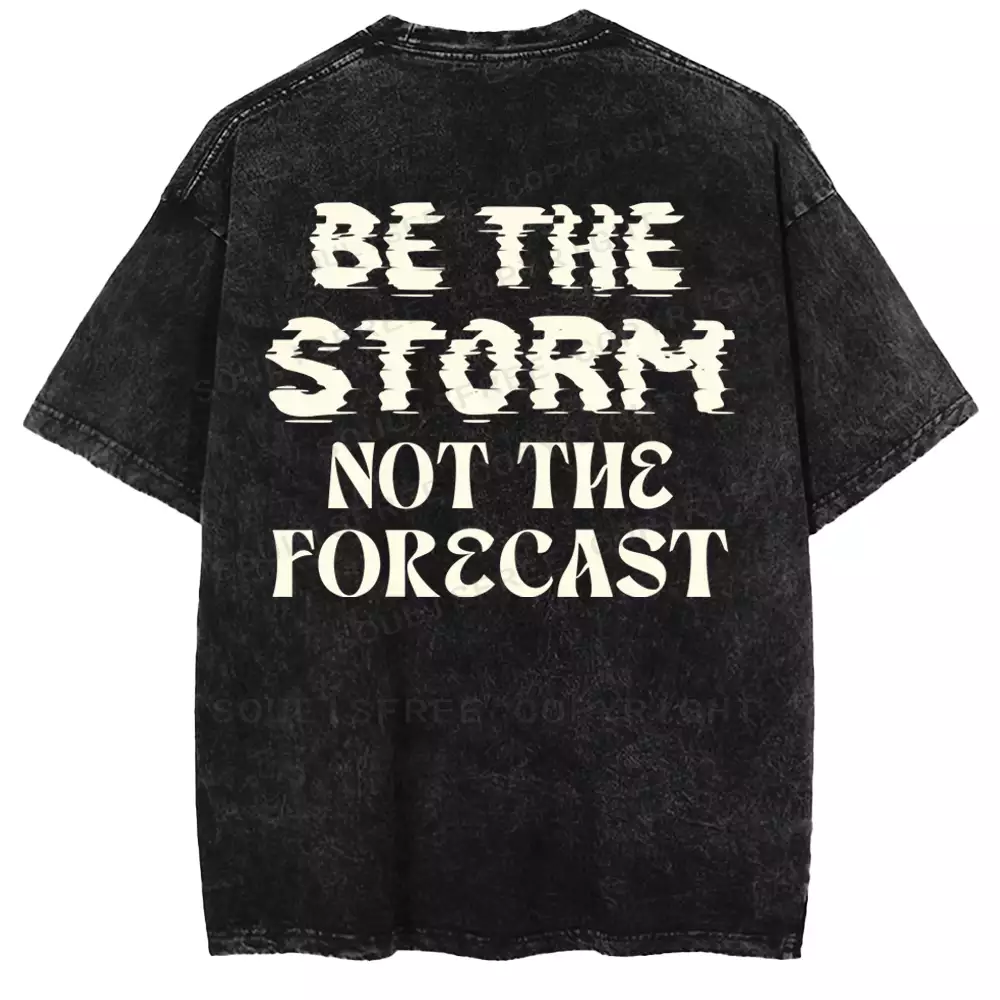 Be The Storm Not The Forecast Washed T-shirt
