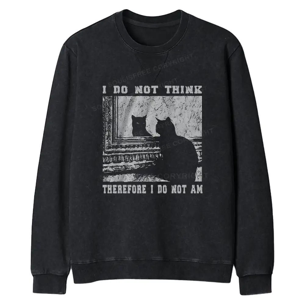 The Road Not Chosen Regular Fit Washed Sweatshirt