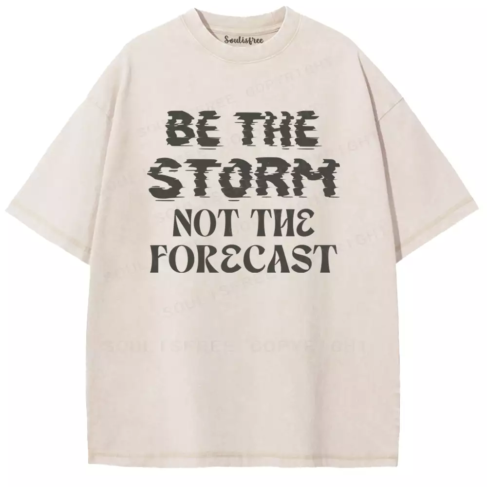 Be The Storm Not The Forecast Washed T-shirt