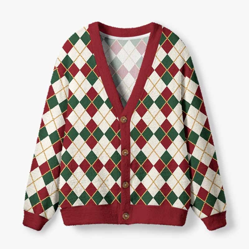 Soulisfree The Timeless Spirit Of Christmas Fuzzy Cardigan Sweater