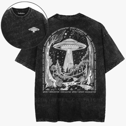 Soulisfree  Cosmic Wilderness Visit Washed Tee