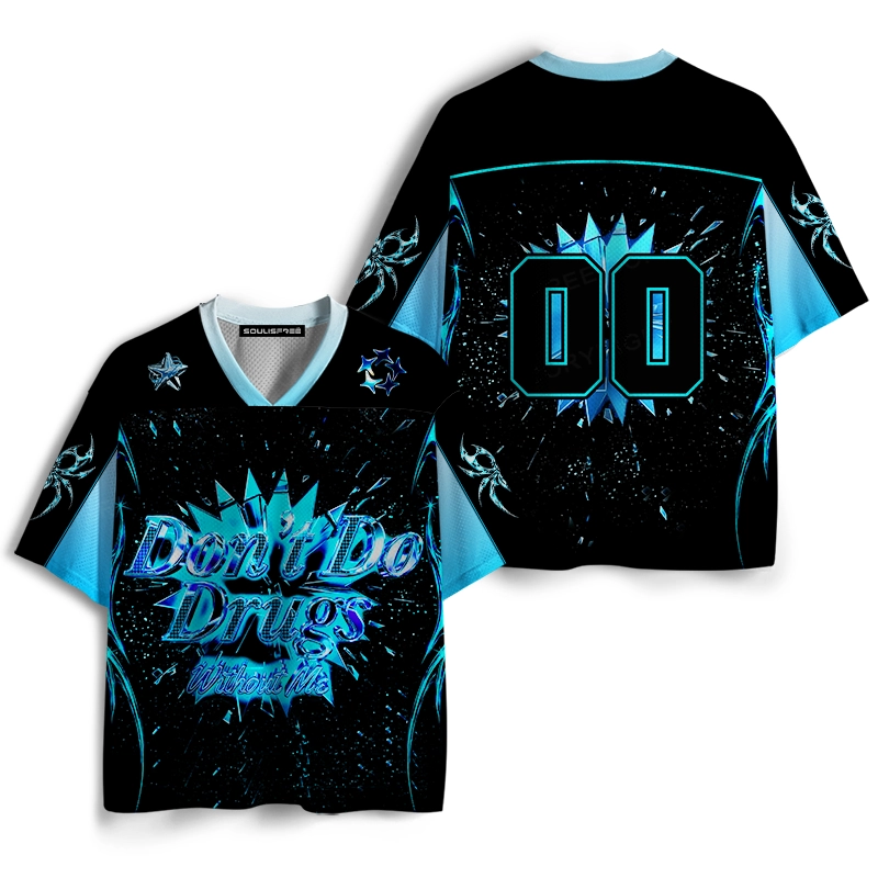 Soulisfree Don't Do Drogs Without Me Mesh Jersey