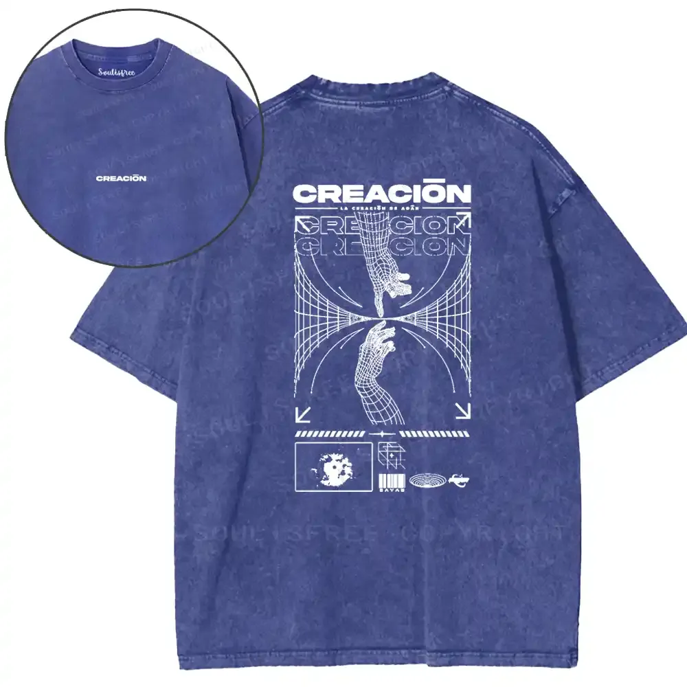 Psychic Genesis Occult Washed T-shirt