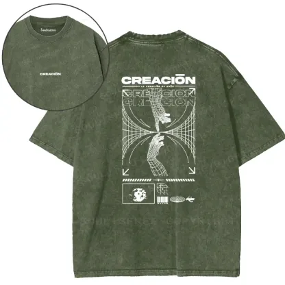 Psychic Genesis Occult Washed T-shirt