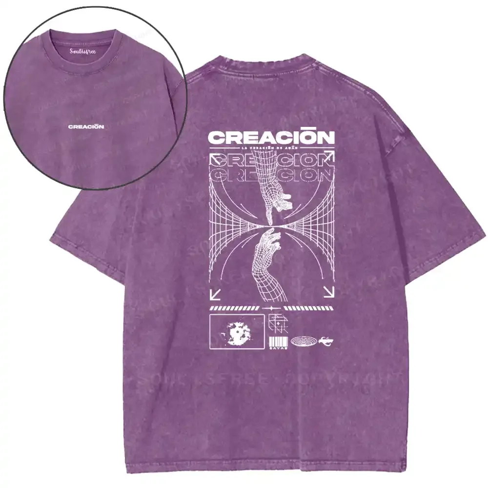 Psychic Genesis Occult Washed T-shirt