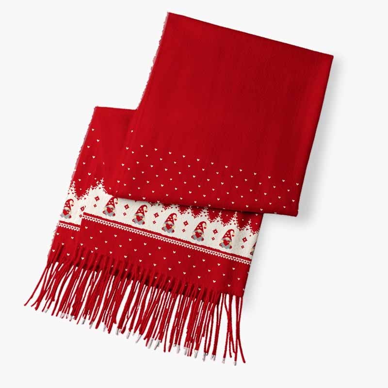 Soulisfree Little Guardians Of Christmas Magic Fuzzy Fringed Scarf