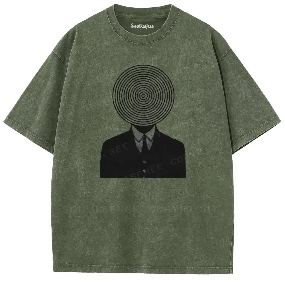Circular Head Enigma Washed T-shirt