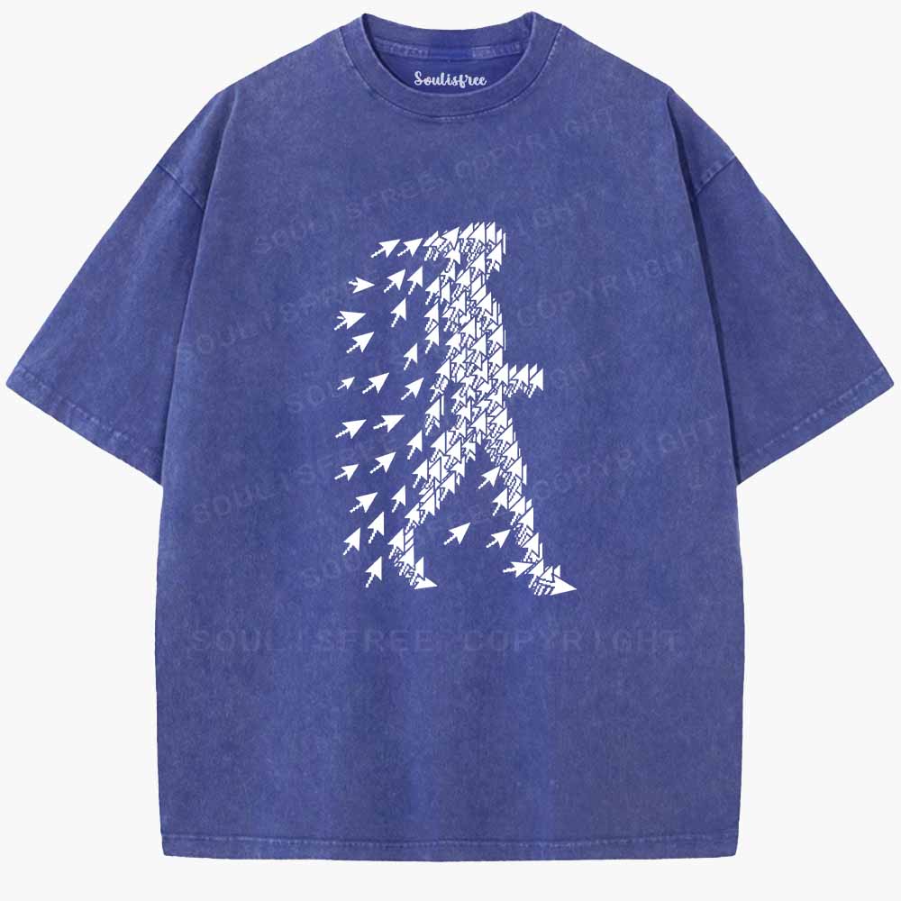 Soulisfree  The Cursor Traveler Washed Tee