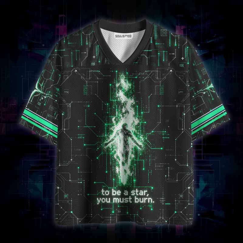 Soulisfree To Be A Star. You Must Burn. Mesh Jersey