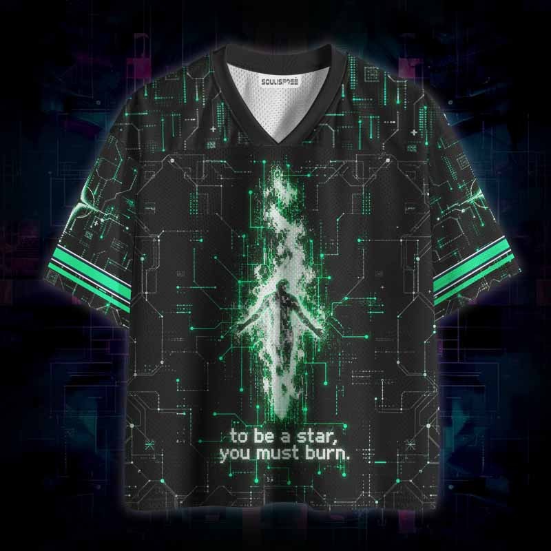 Soulisfree To Be A Star. You Must Burn. Mesh Jersey