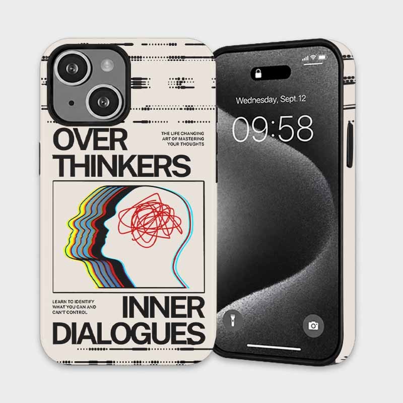Soulisfree Cognitive Flux Echo Neural Loop Aesthetic Matte Phone Case