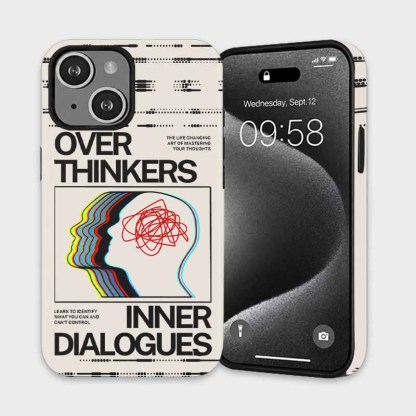 Soulisfree Cognitive Flux Echo Neural Loop Aesthetic  Matte Phone Case