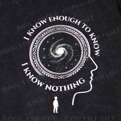 Soulisfree The Spiral of Knowing Nothing Washed Hoodie